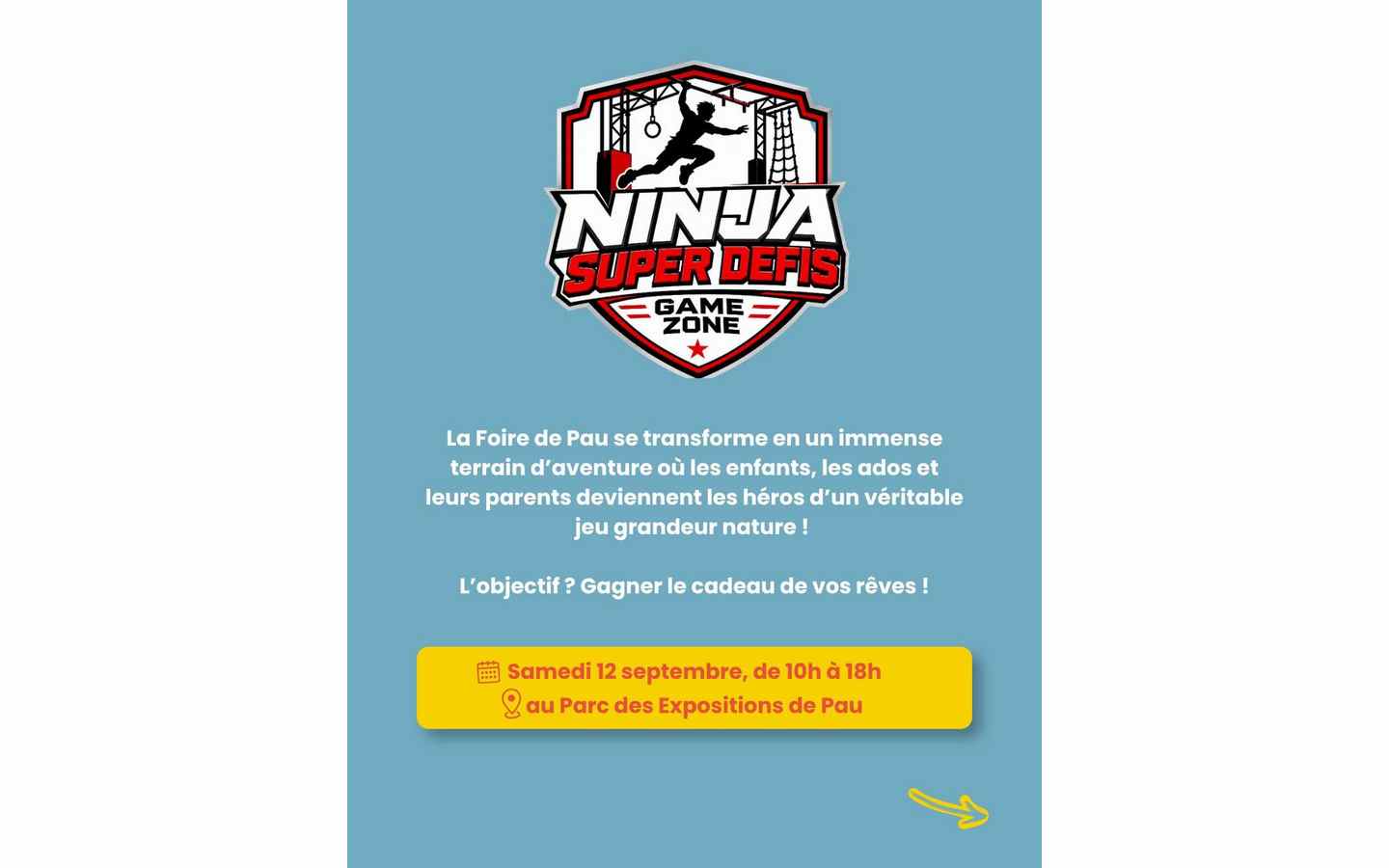 Foire de Pau: "Ninja super défis"