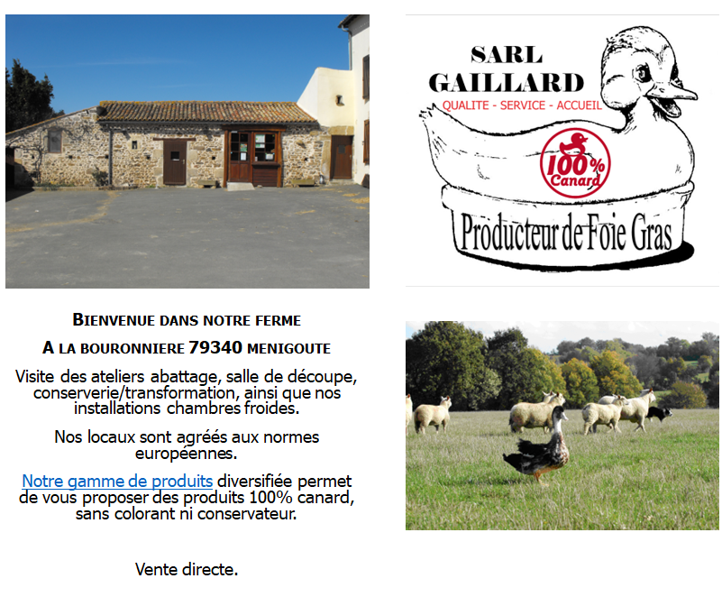 SARL GAILLARD