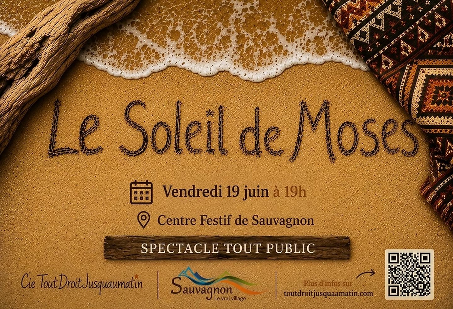 Festival Théâtre La Fabrikarêves "Le Soleil de Moses" — visuel événement