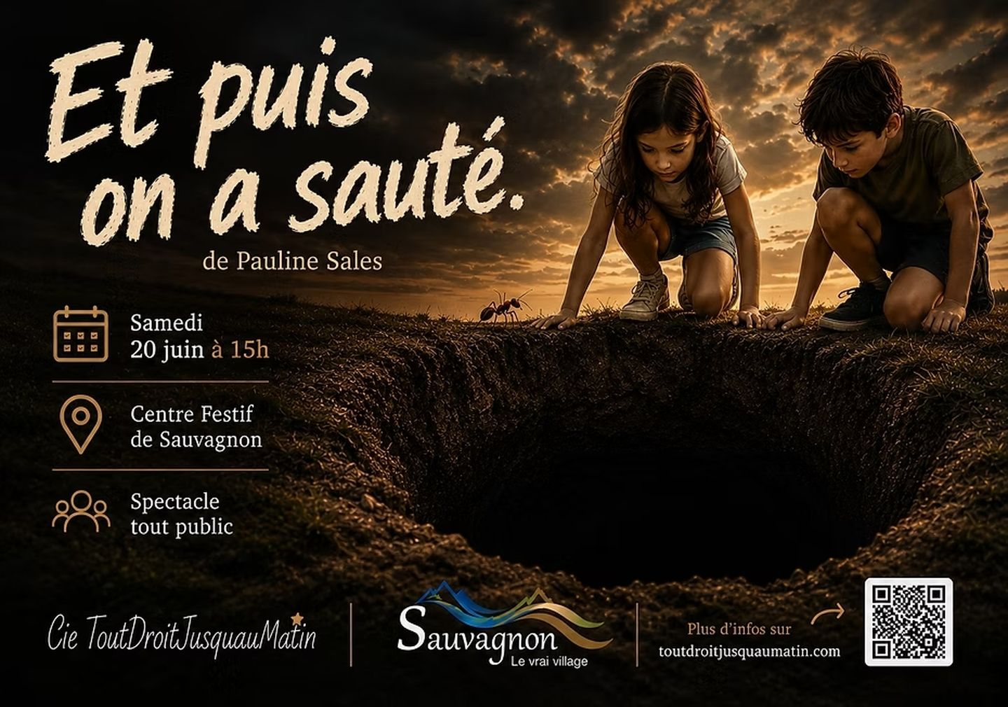 Festival Théâtre La Fabrikarêves "Et puis, on a sauté" — visuel événement