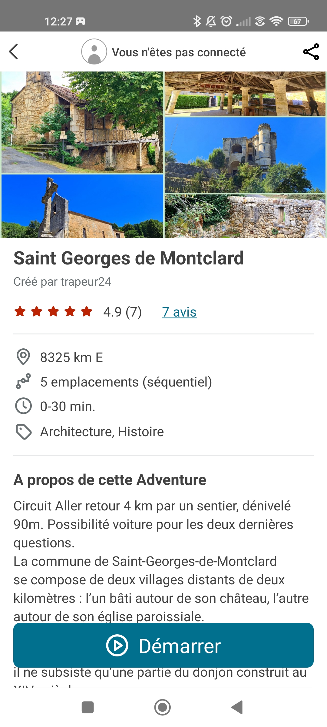 Géocaching Adventure Lab