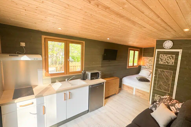 Les Cabanes du Roc - Roulotte insolite, Saint-Estèphe - photo 2