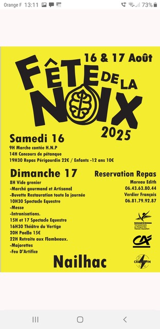 Fête de la Noix