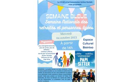 Semaine Bleue Semaine Bleue