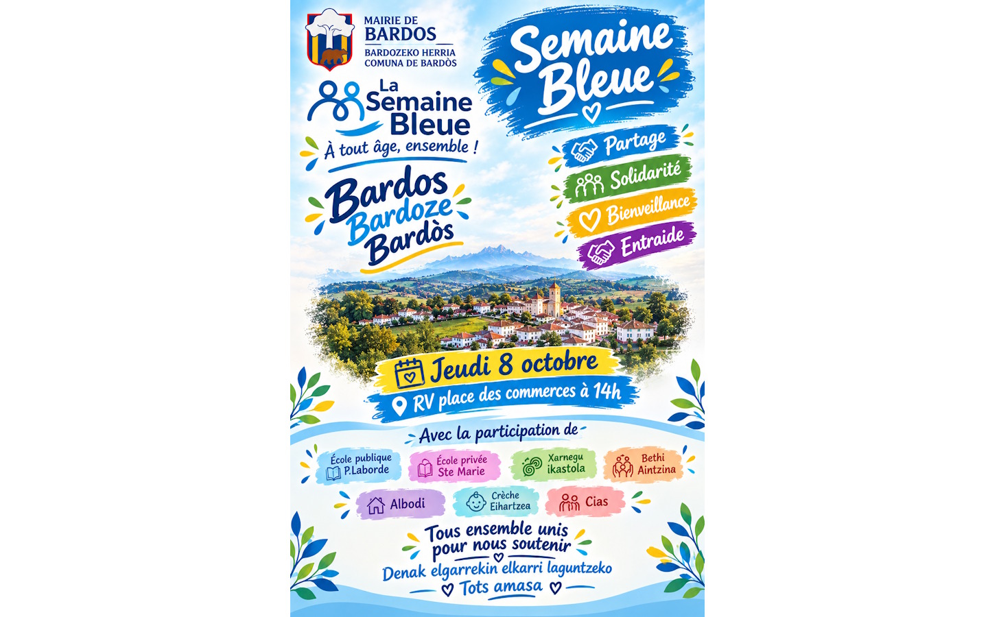 La semaine bleue : marche bleue