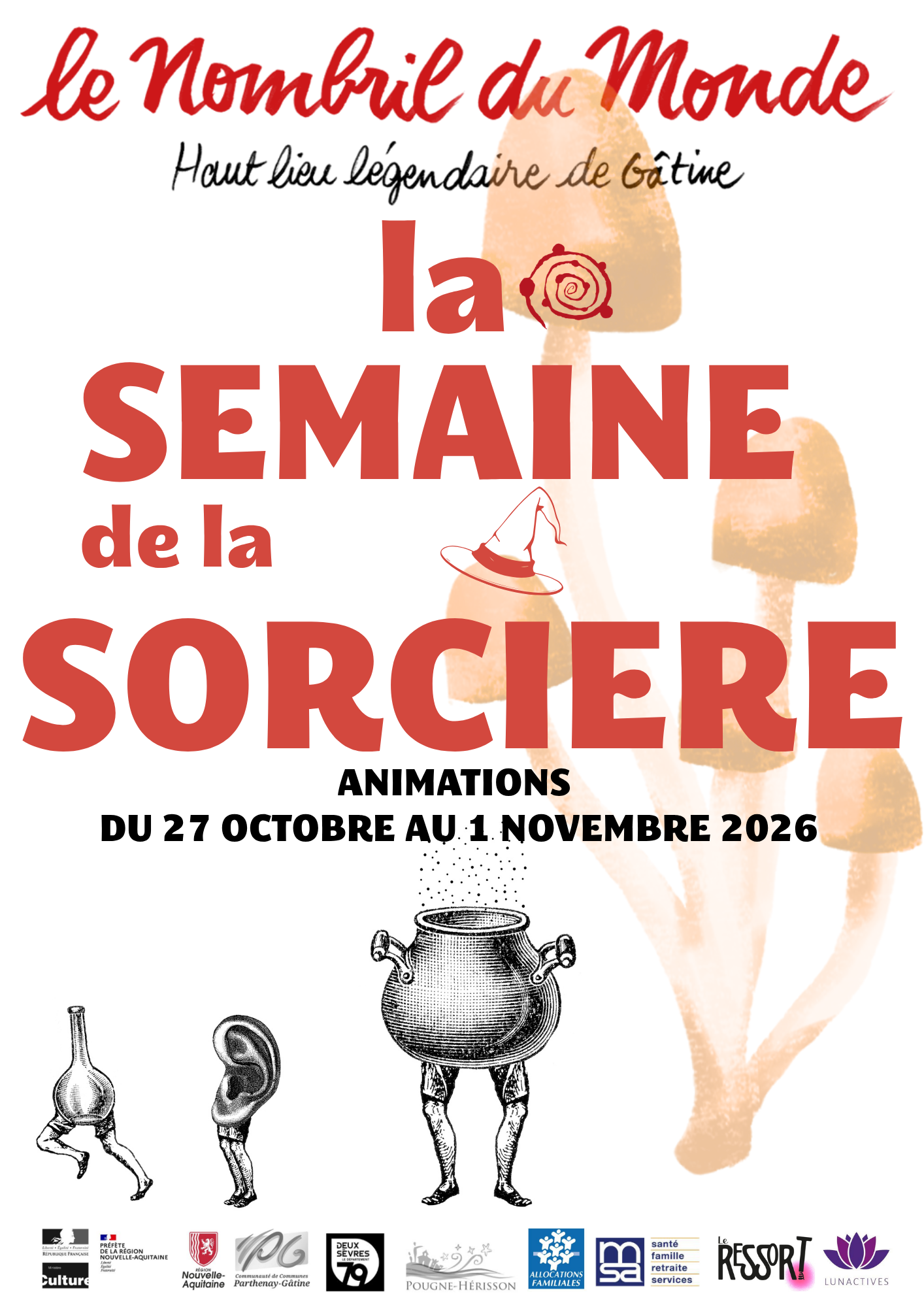 Semaine de la sorcière au Nombril du Monde : Atelier bricolage et Cercle de femmes