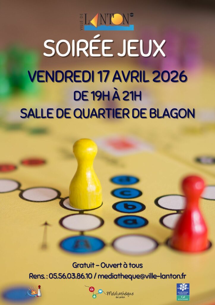 Soirée Jeux — visuel événement