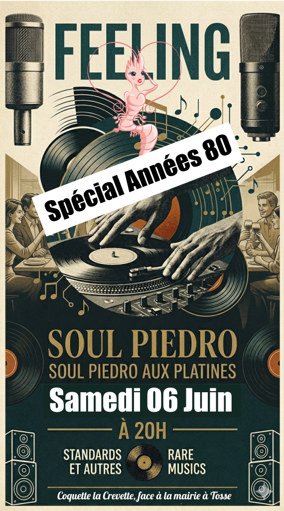 Soirée DJ - Spécial années 80 — visuel événement