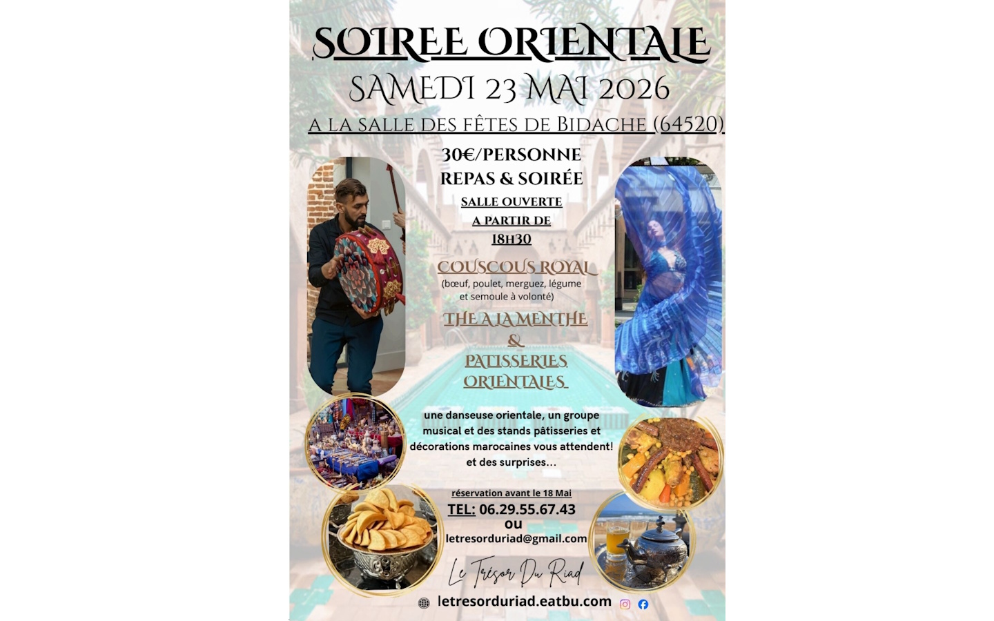 Soirée orientale — visuel événement