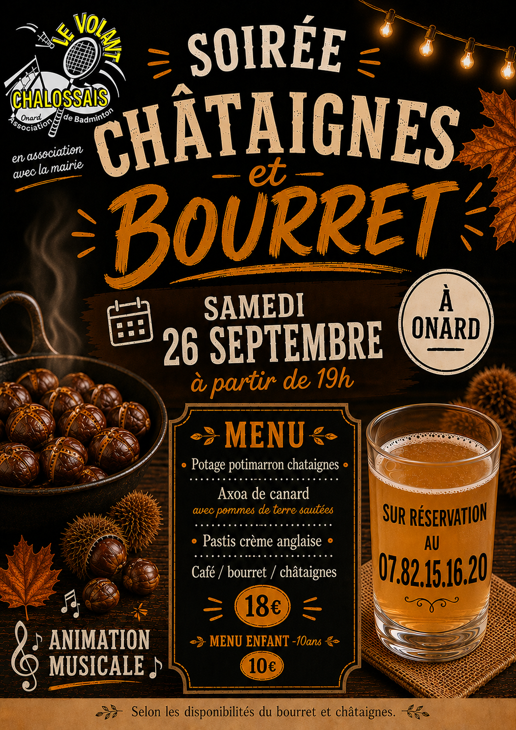 Bourret et chataignes