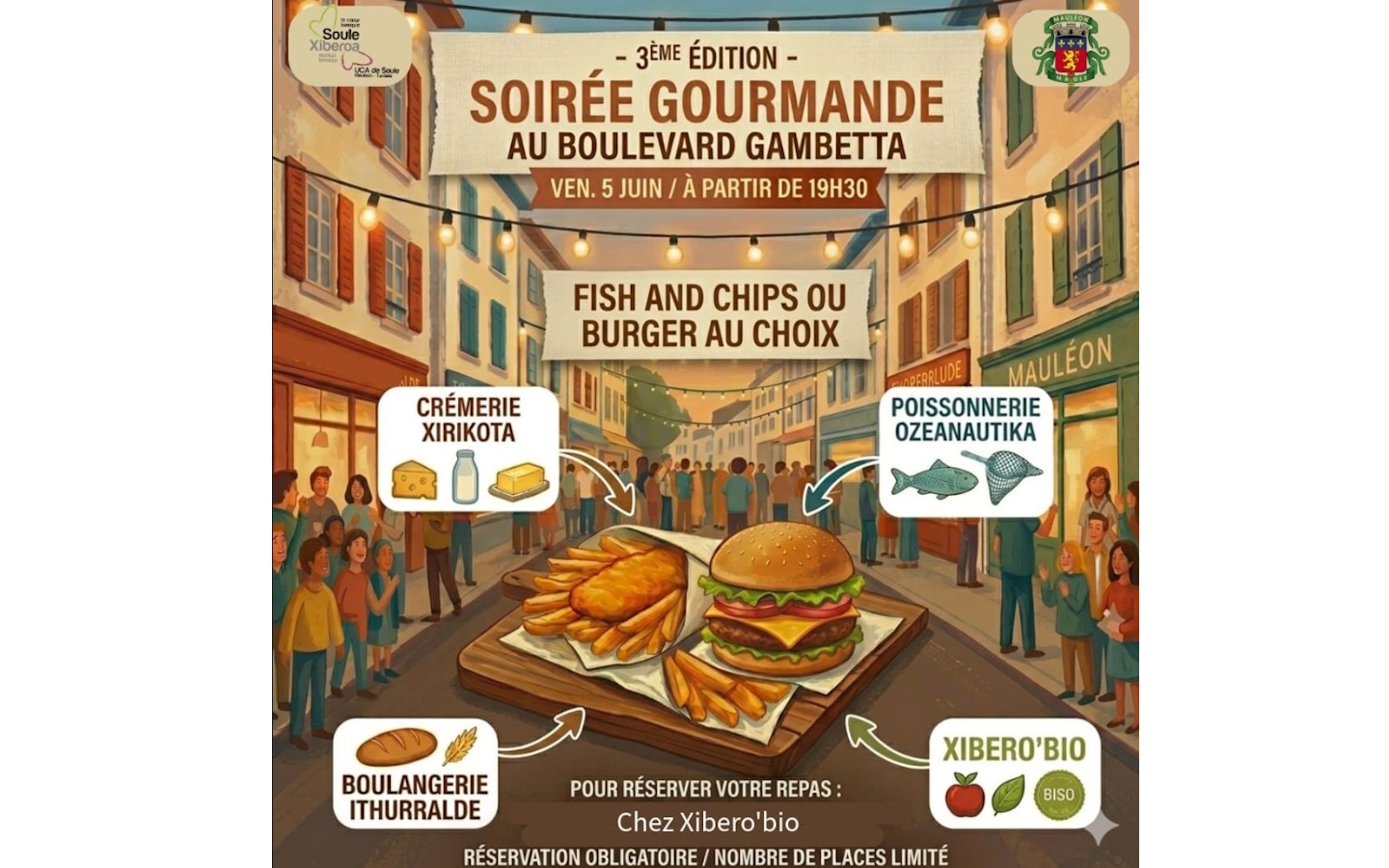 Animation commerciale : soirée gourmande
