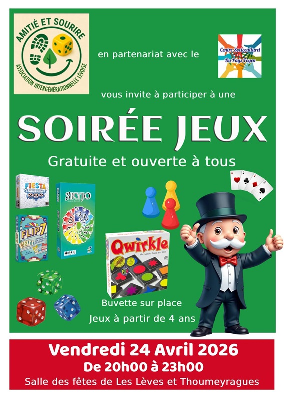 Soirée jeux, Les Lèves-et-Thoumeyragues - photo 3