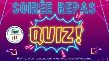 Soirée Repas & Quiz
