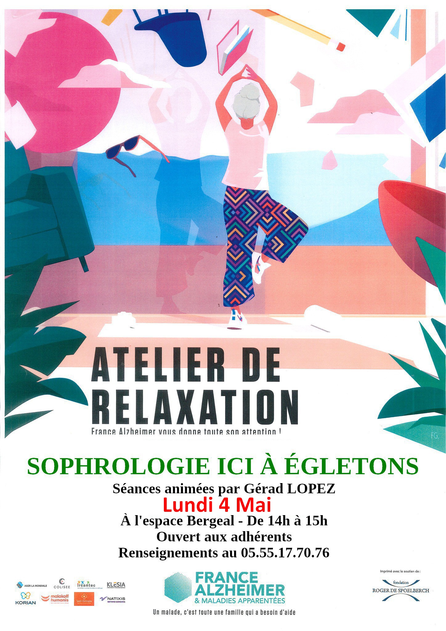Atelier de relaxation - Sophrologie — visuel événement