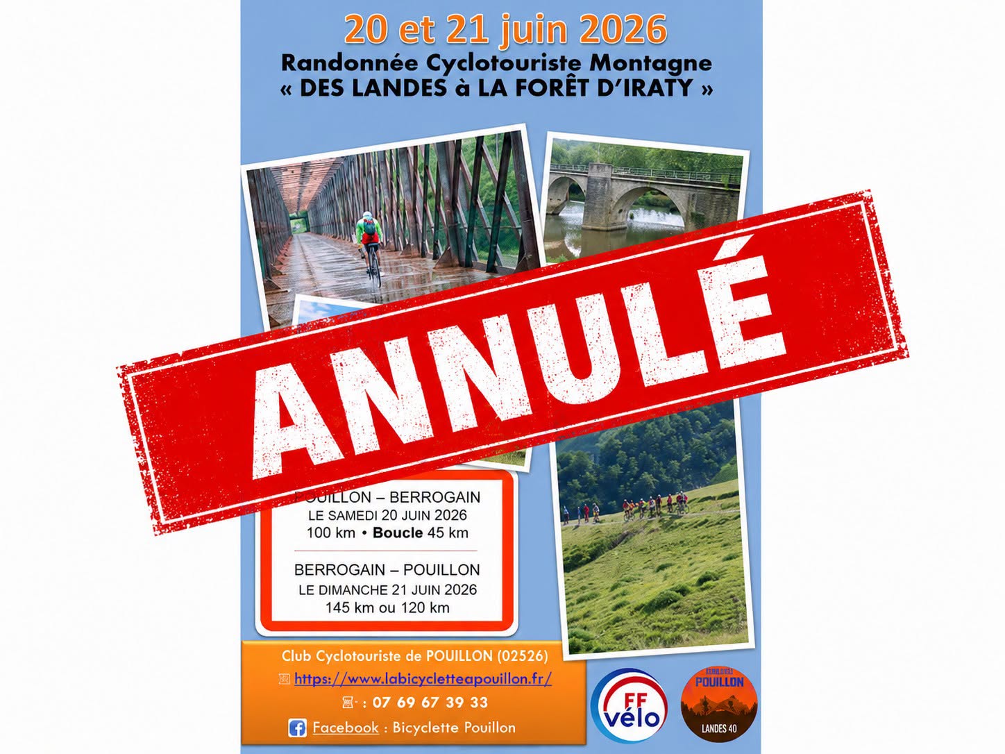 ANNULÉE - Randonnée Landes Iraty 2026 — visuel événement