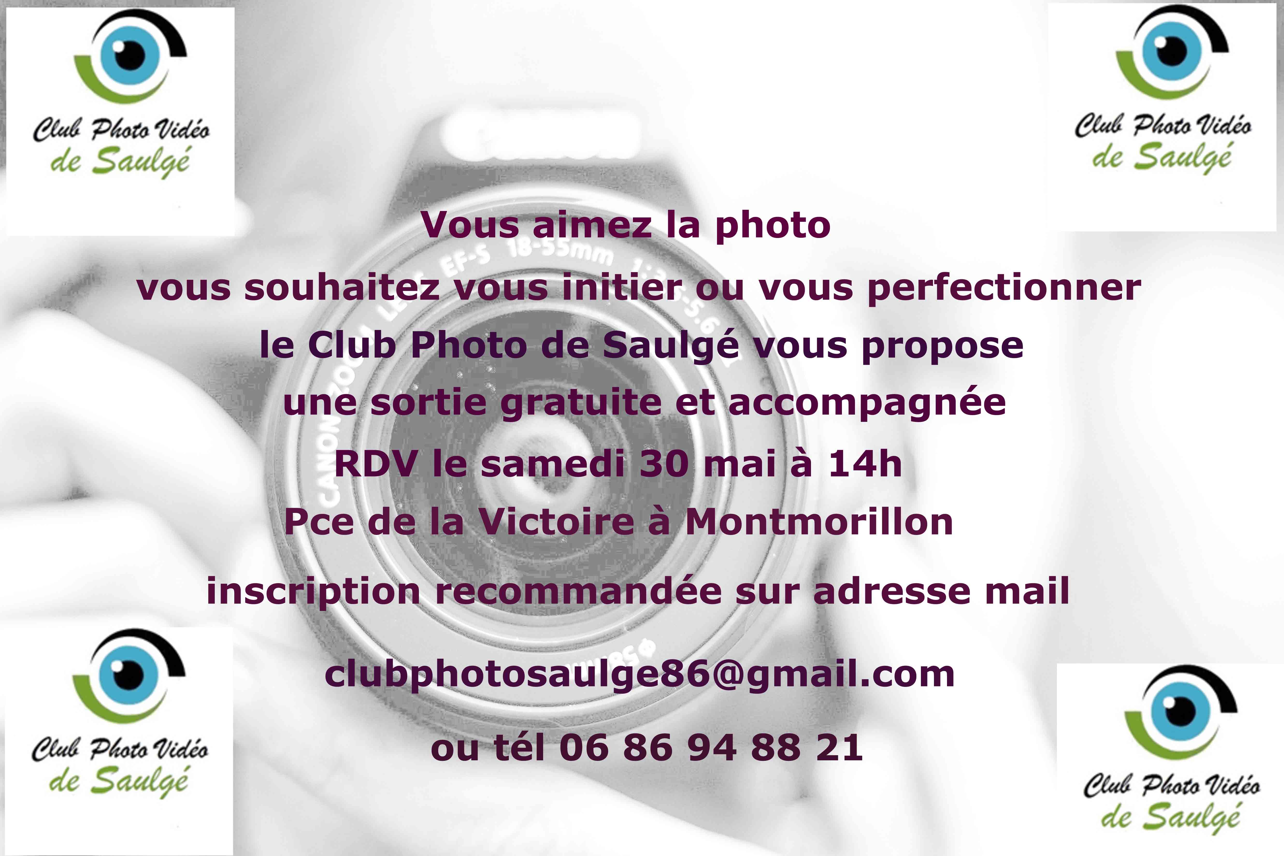 Sortie Photo. Découverte, initiation, perfectionnement