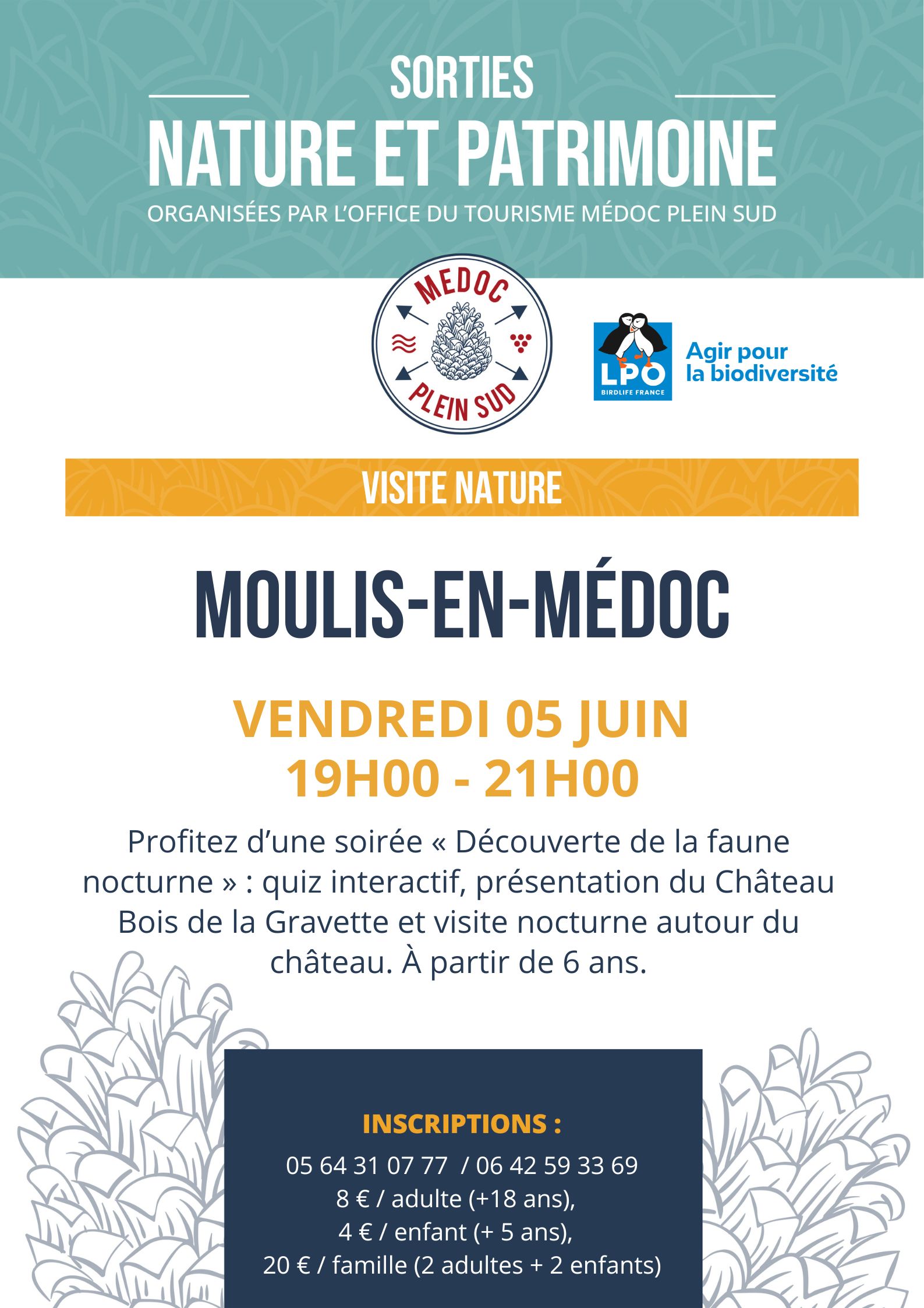 Sortie nature. Soirée Apéro Quiz. La biodiversité au jardin !