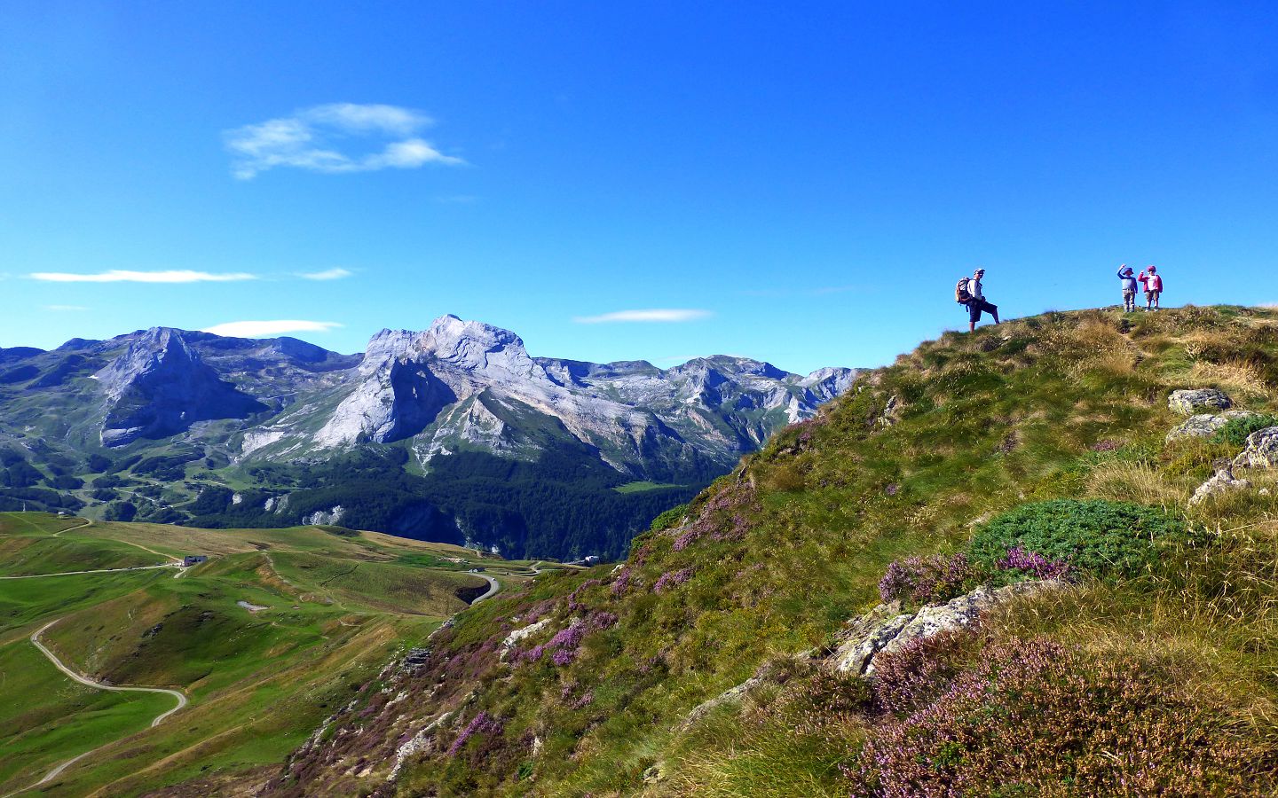Boucle Soum de Grum en Marche Nordique, Béost
