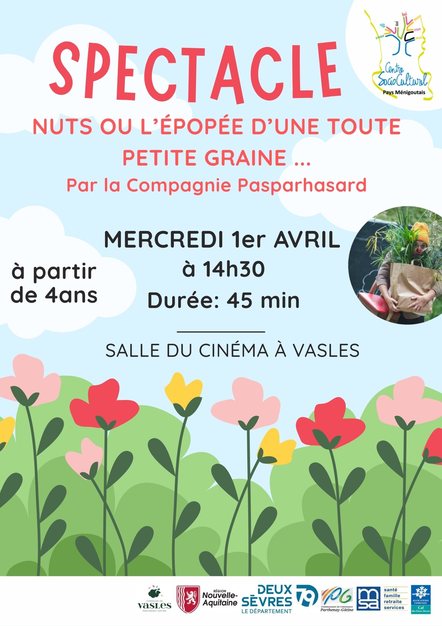 Spectacle : Nuts ou l'épopée d'une petite graine
