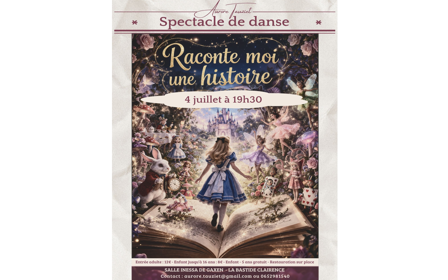 Spectacle de danse « Raconte moi une histoire »