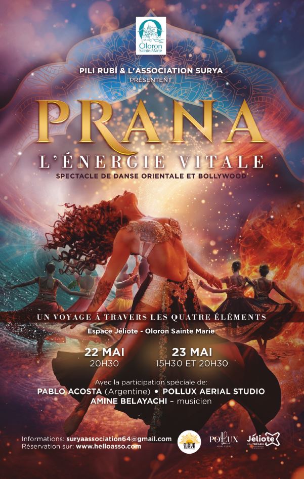 Spectacle de danse orientale et Bollywood — visuel événement