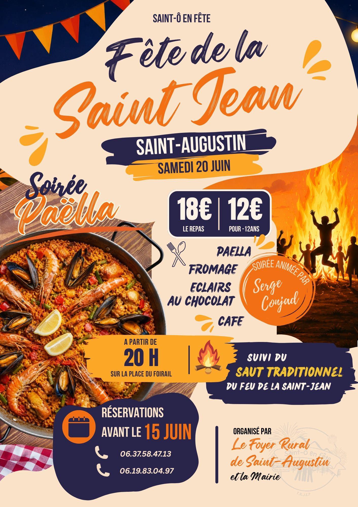 Fête de la Saint-Jean Soirée paëlla — visuel événement
