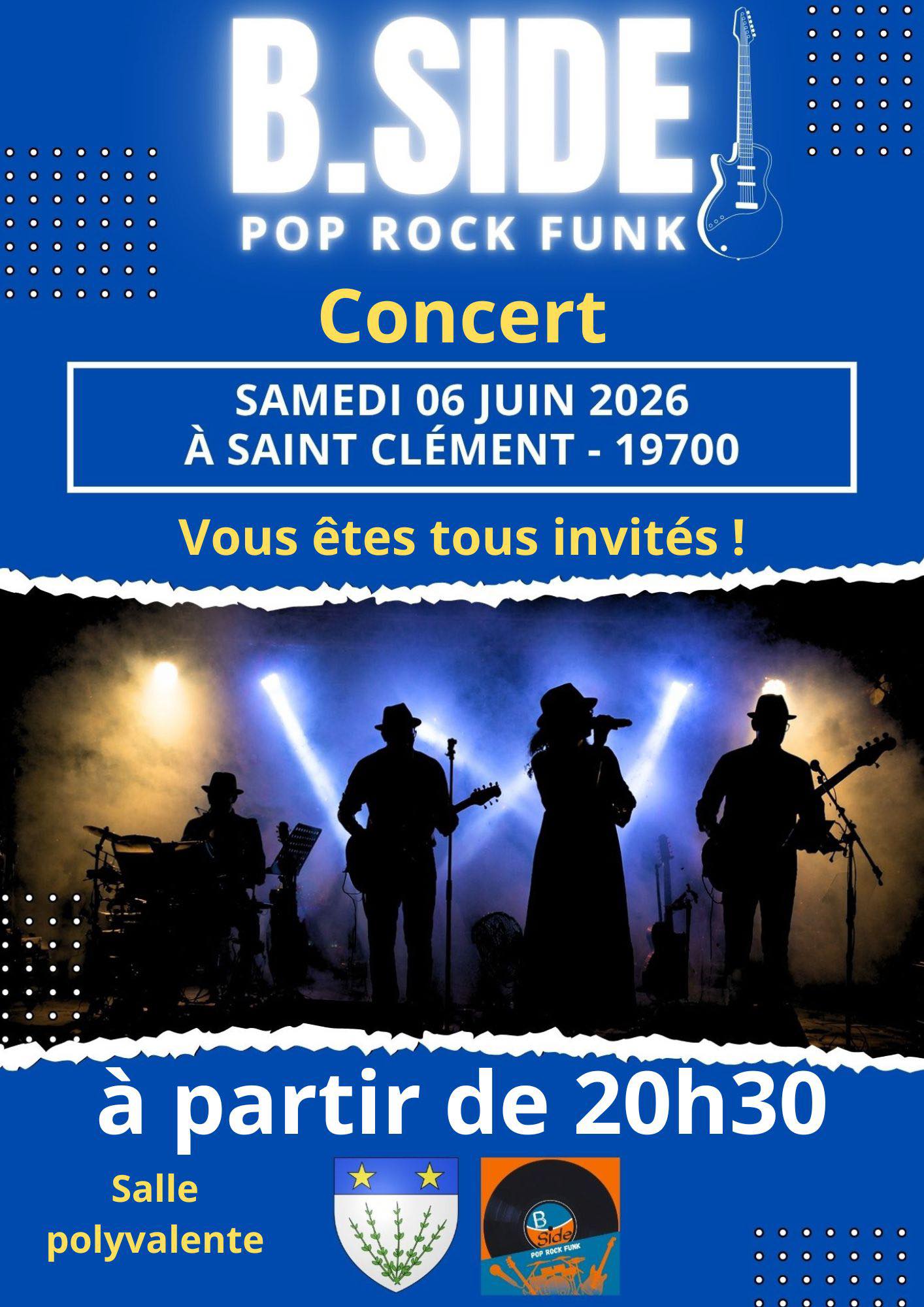 Concert B.SIDE — visuel événement