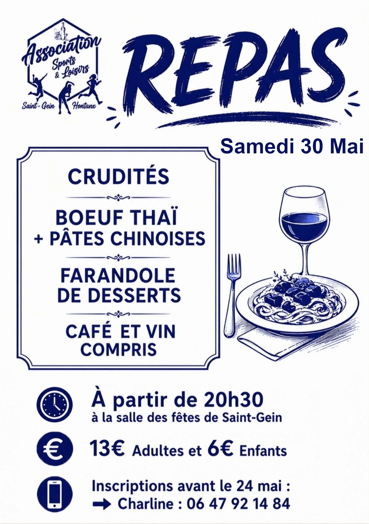Repas — visuel événement