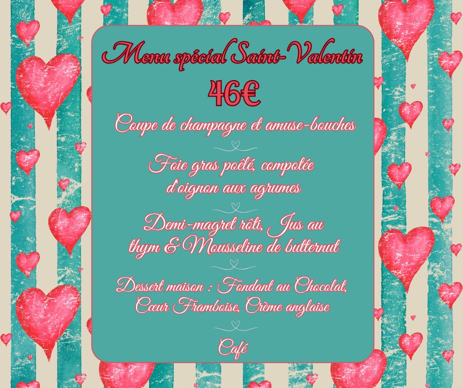 Dîner de la St Valentin