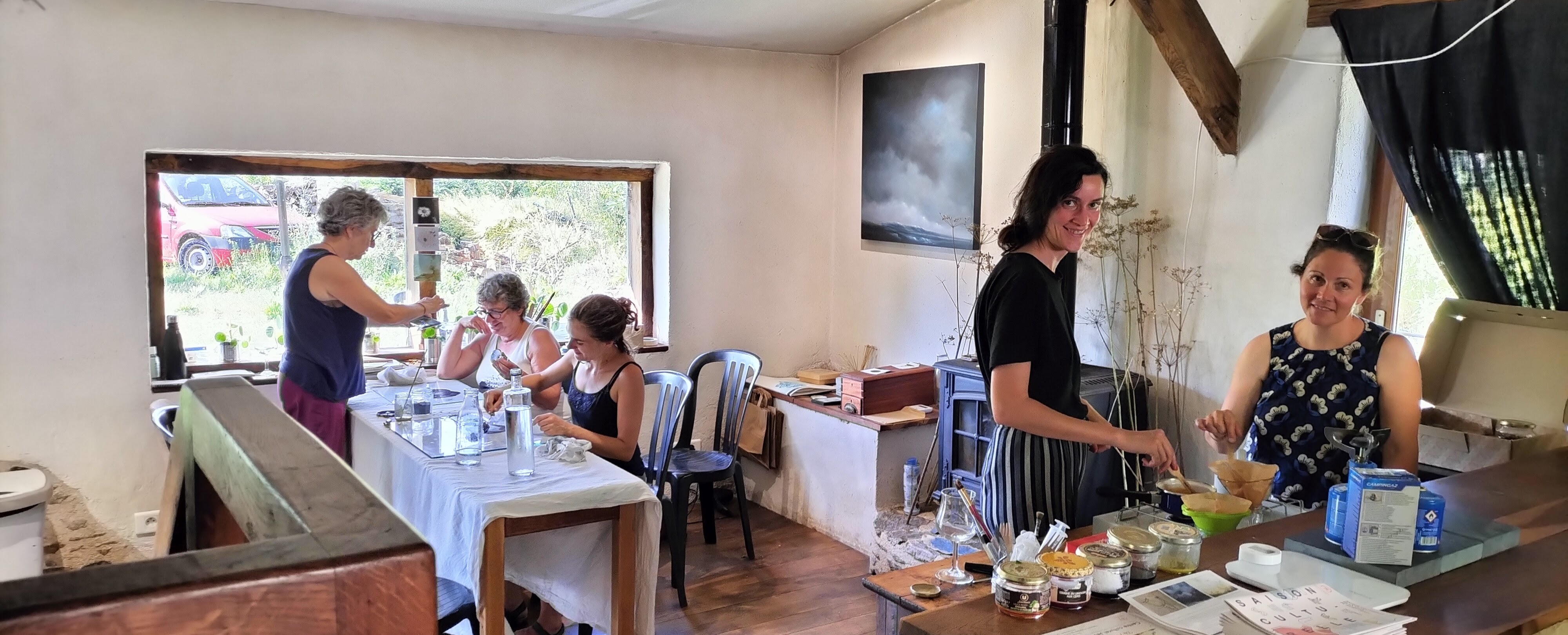 Atelier Exploration Tinctoriale d'Isabelle Collett, Vicq-sur-Breuilh
