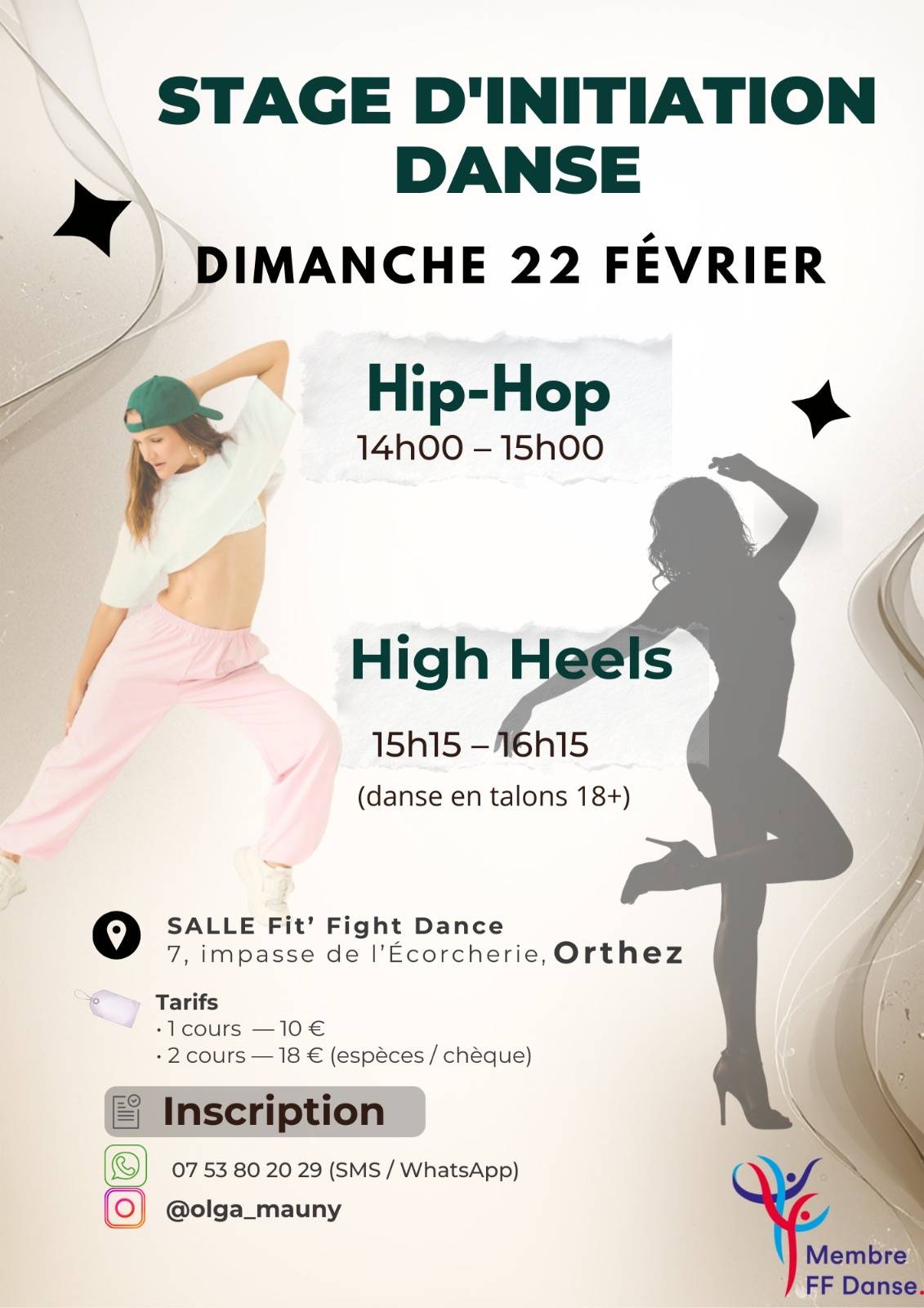 Stage d'initiation danse