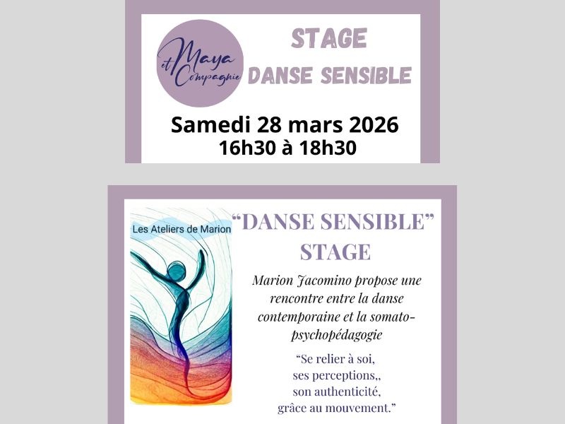 Stage "Danse sensible" à Bourg