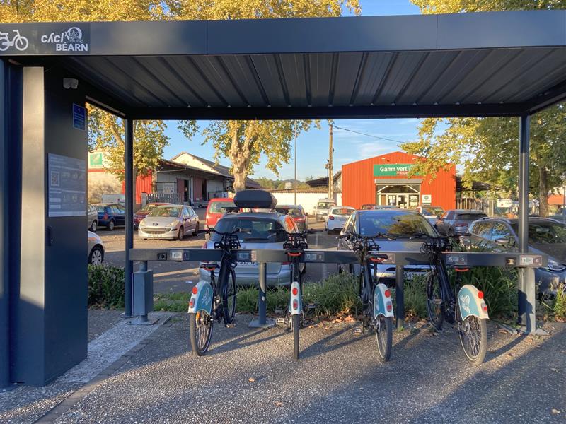 Station de location de vélos électriques