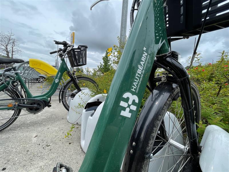 Station de location de vélos électriques