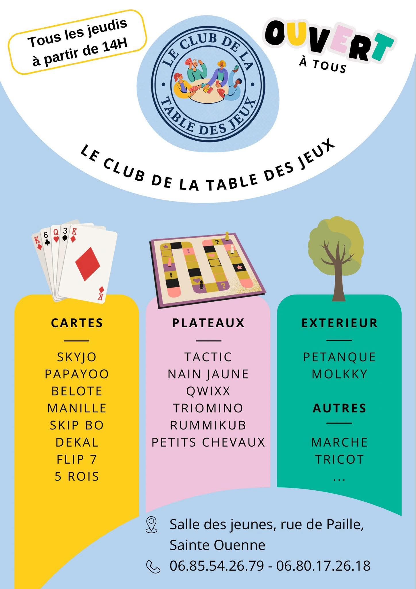 Après-midis jeux