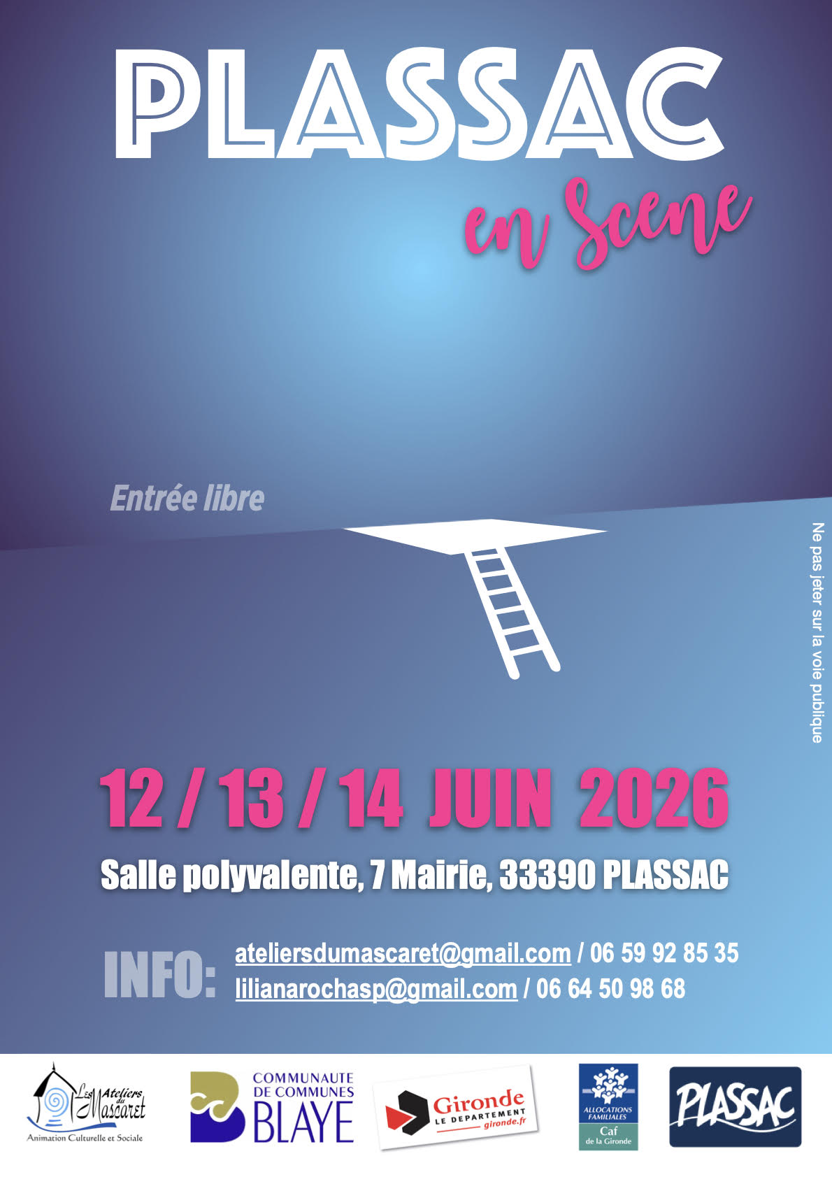 Plassac en scène 2026 — visuel événement