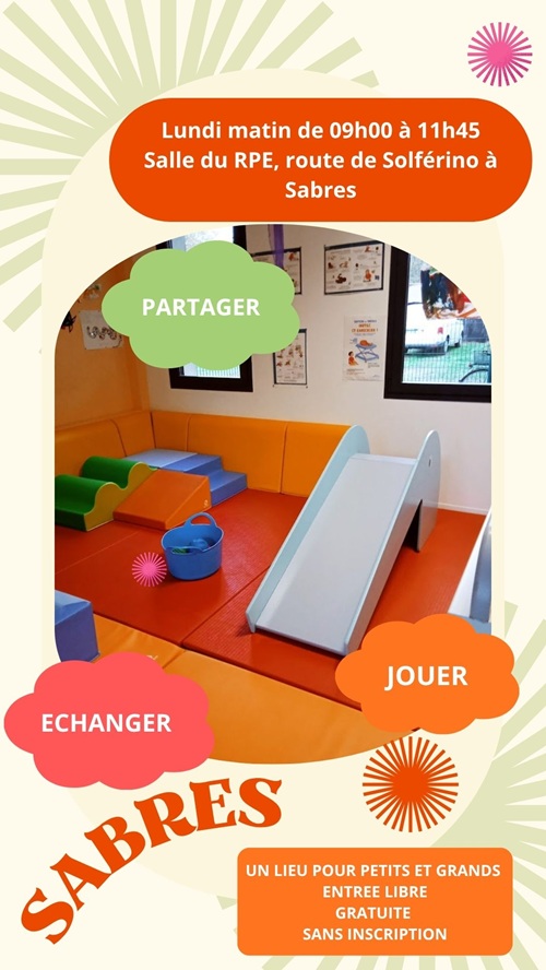 Lieu d'Accueil Enfants Parents - Sabres — visuel événement