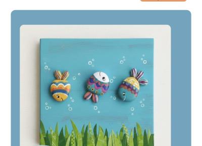 Atelier créatif Parent/Enfant : Petits poissons en galets