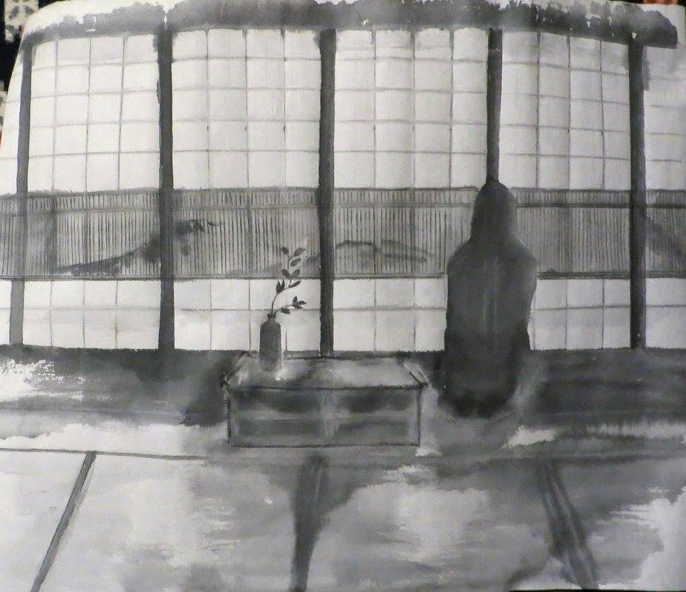 Exposition - Les sumi-e de Lorine Caumartin