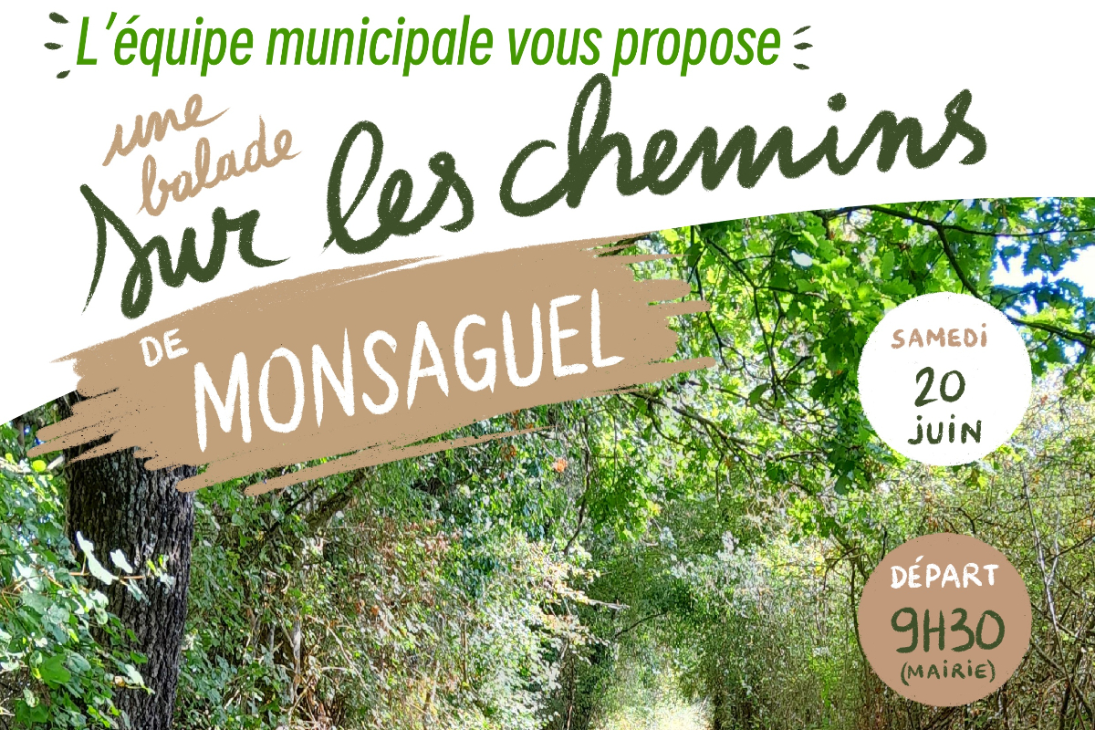 Balade sur les chemins de Monsaguel — visuel événement