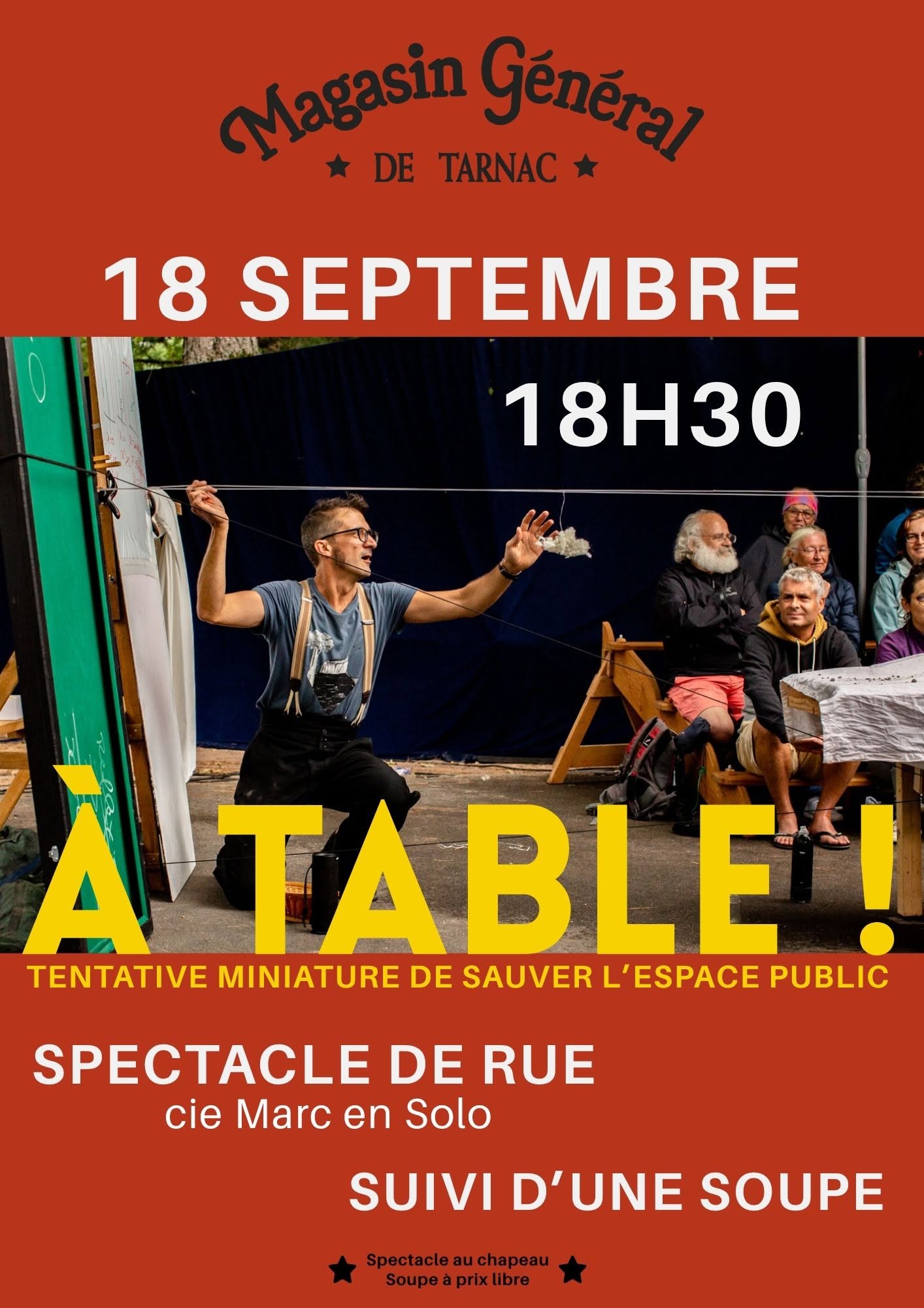 Spectacle de rue : A table !