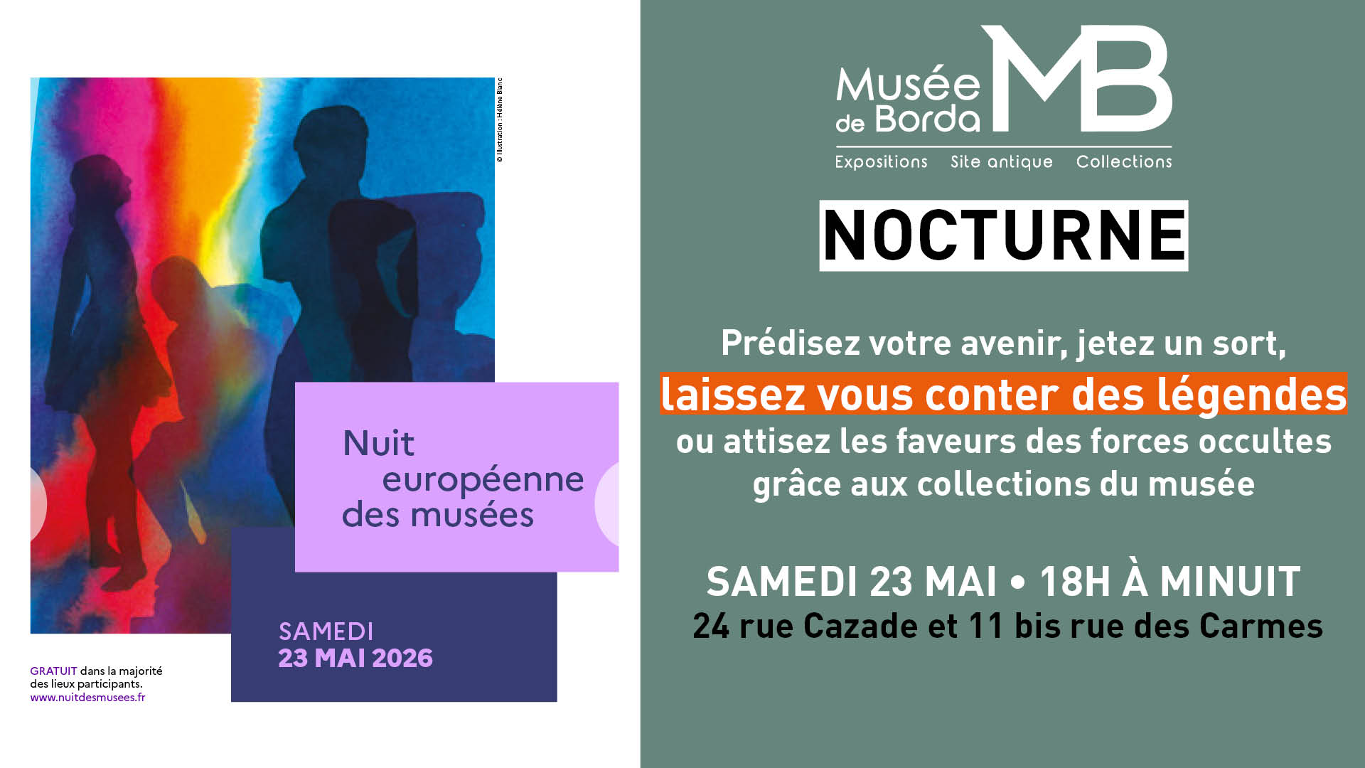 Nuit des musées — visuel événement