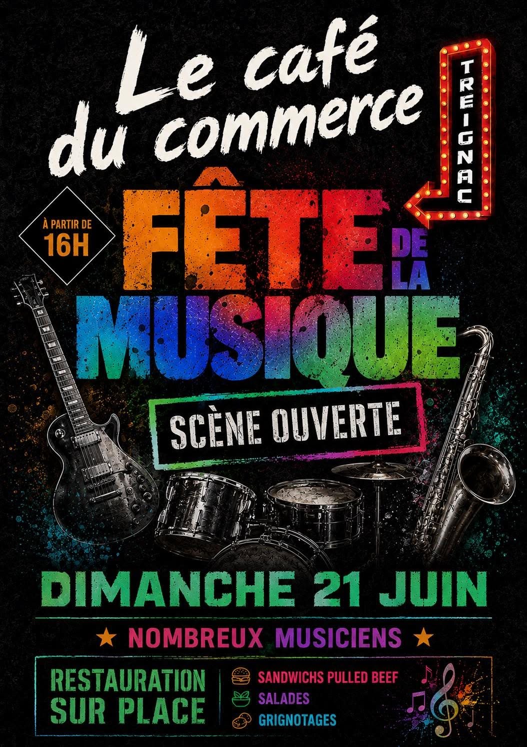 Fête de la musique au Café du Commerce