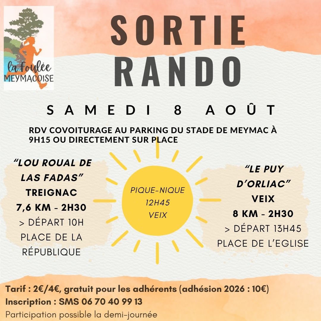 Sortie Rando à Veix