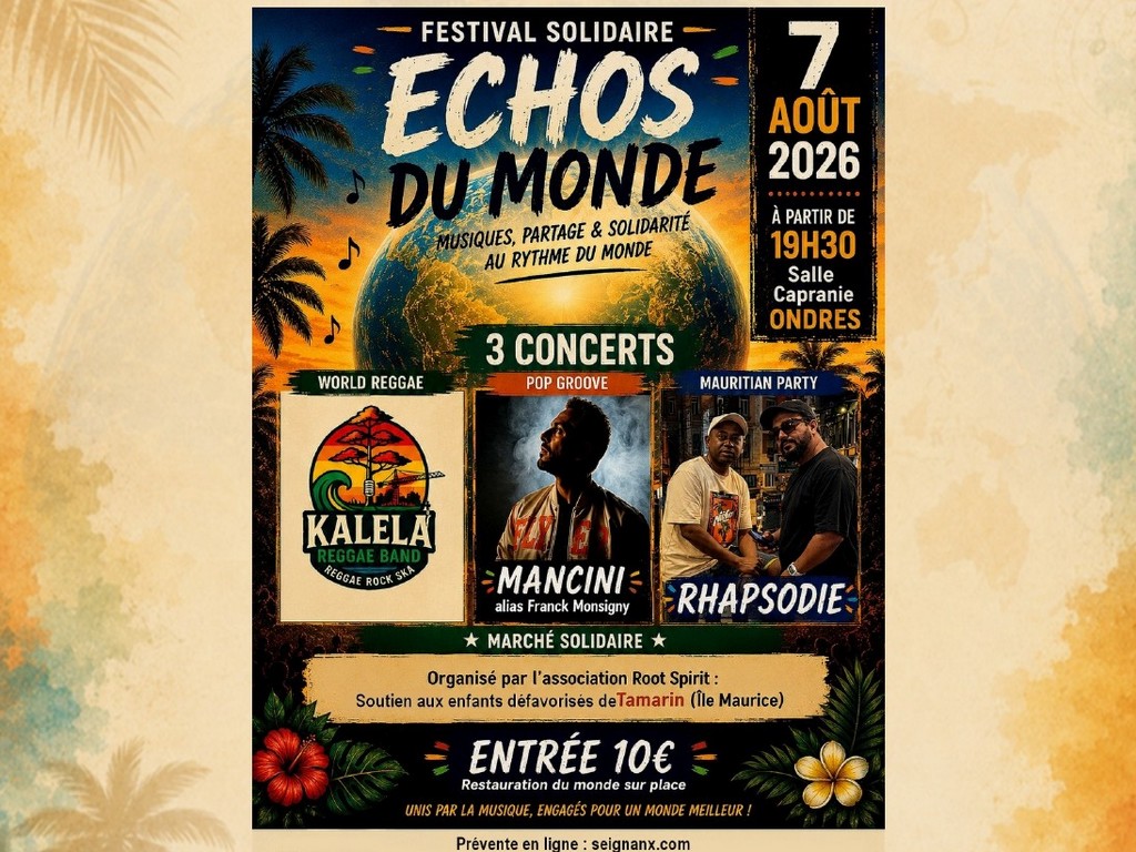 Échos du monde — visuel événement