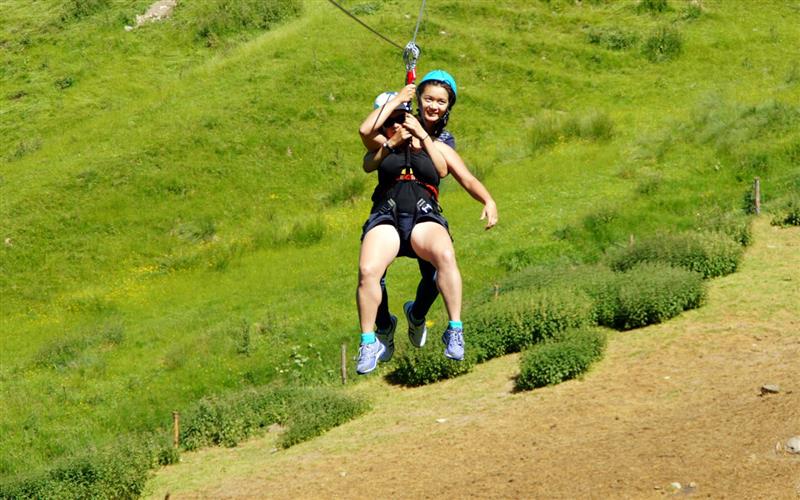 Grandes Tyroliennes l'Eté