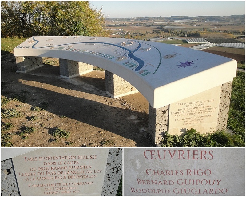 Point de vue et table d'orientation du Pech-de-Berre