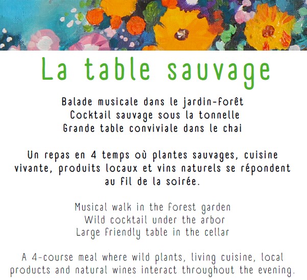 La table sauvage au Domaine les Hauts de Riquets, Baleyssagues - photo 6