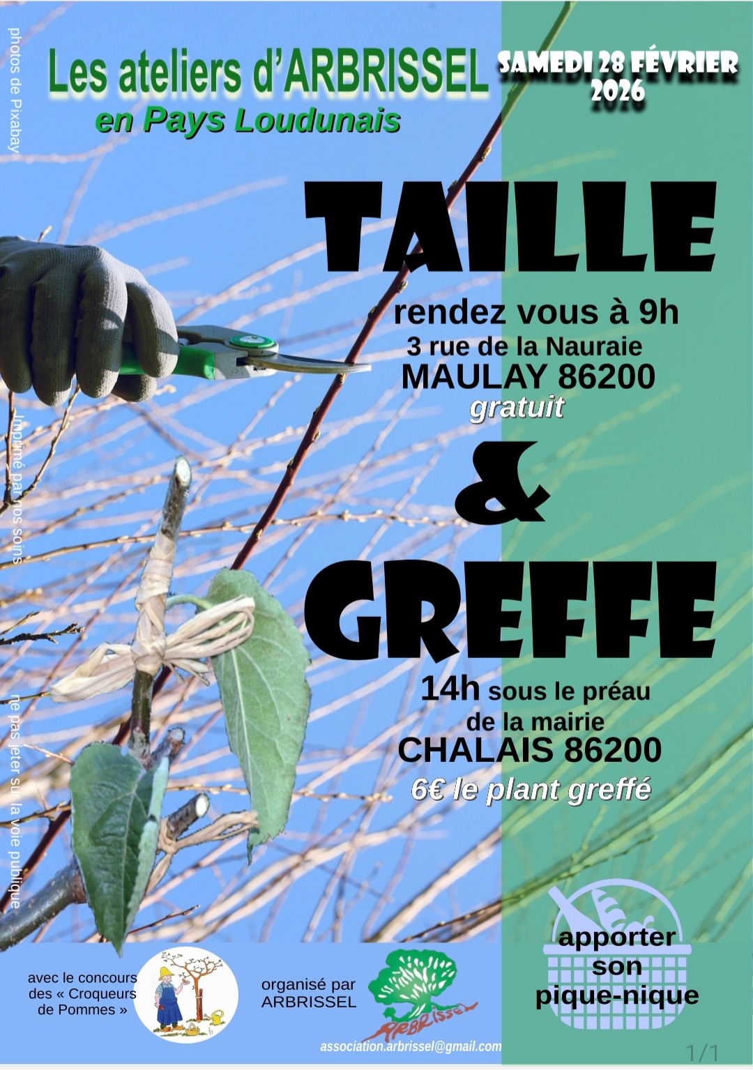 Les ateliers d'Arbrissel - Taille & Greffe