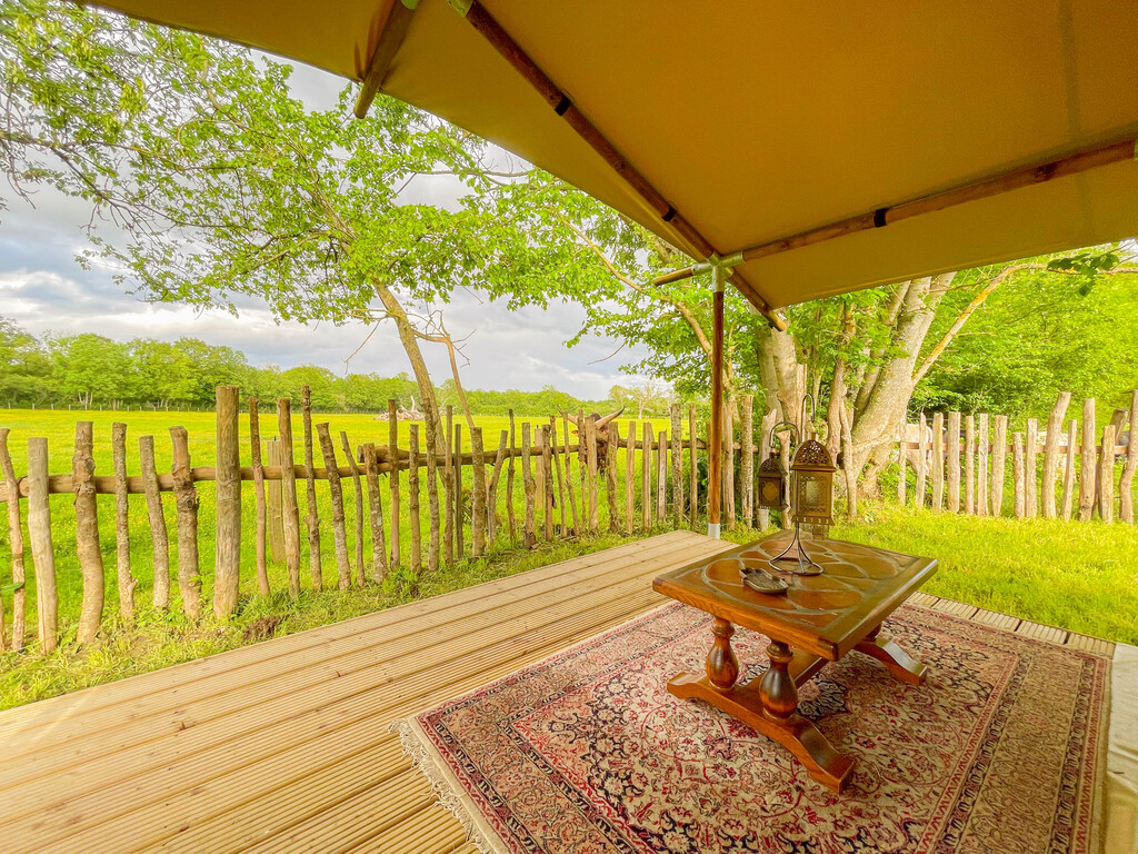 La tente Berbère du Parc animalier des Clautres, Bord-Saint-Georges